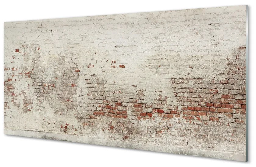 Panouri de sticlă caramida perete Vintage