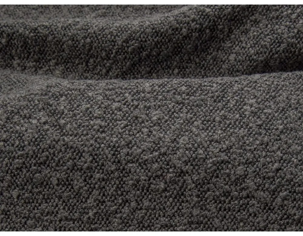 Tăblie de pat gri închis tapițată 189x100 cm Darren – Micadoni