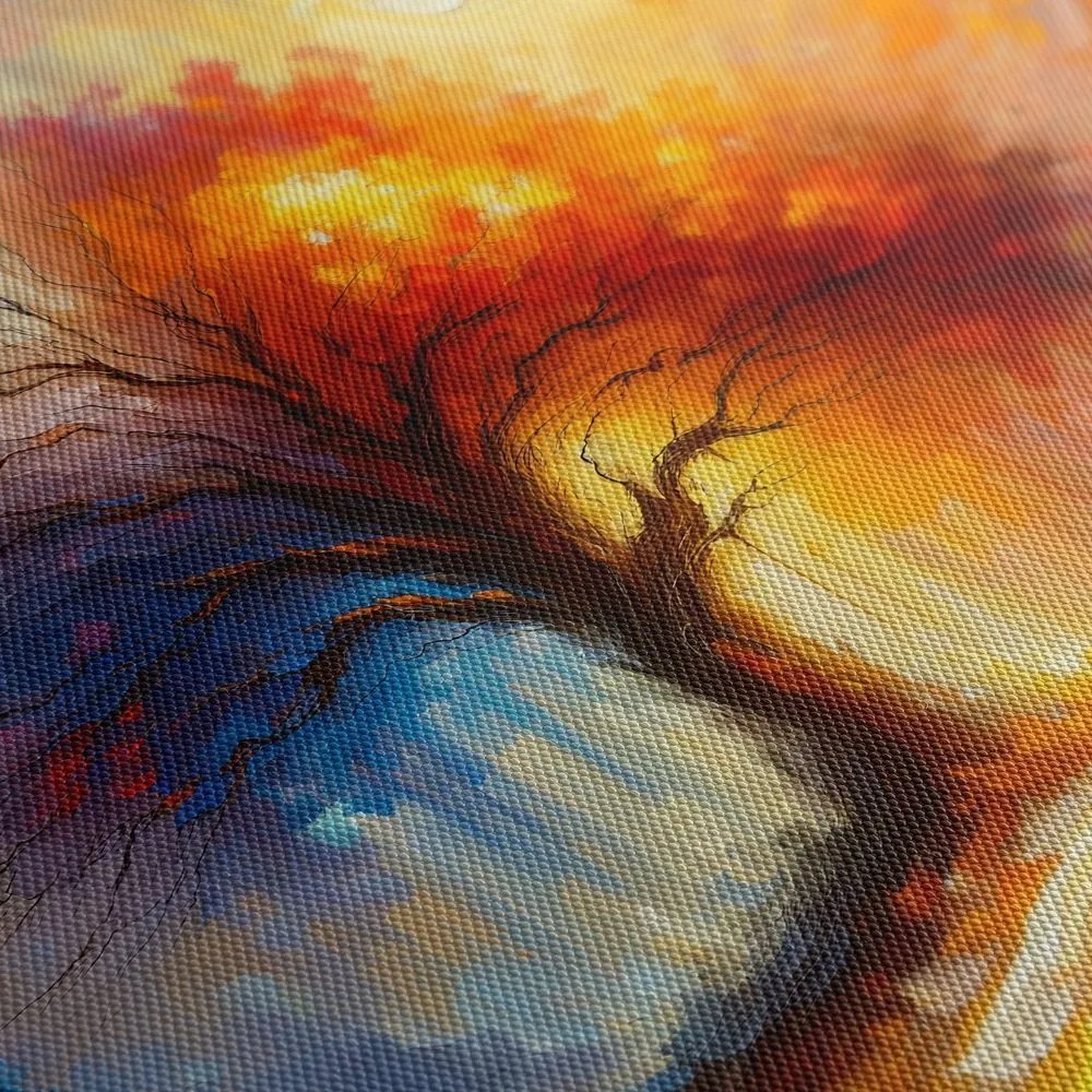 Tablou arborele vieții de toamnă în lumină