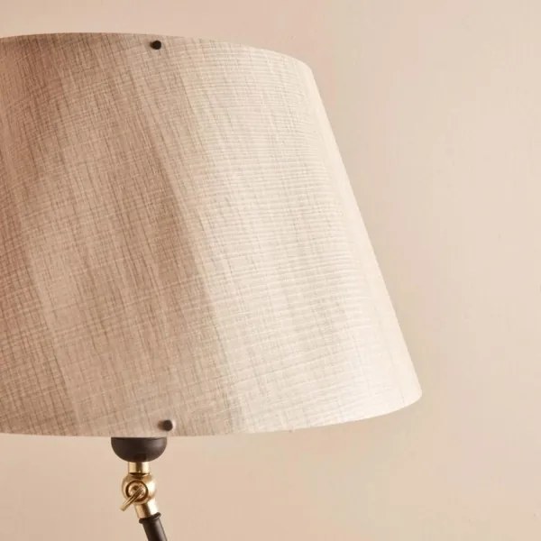 Lampadar flexibil AYD 1xE27/40W/230V negru/bej