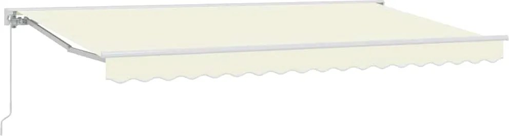 vidaXL Cadru de copertină Crem 400 x 200 cm Poliester cu Acoperire PU