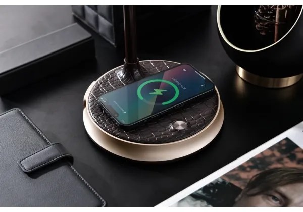 Immax 08972L - Lampă de birou LED reglabilă FINCH LED/9W/12/230V gri/crom