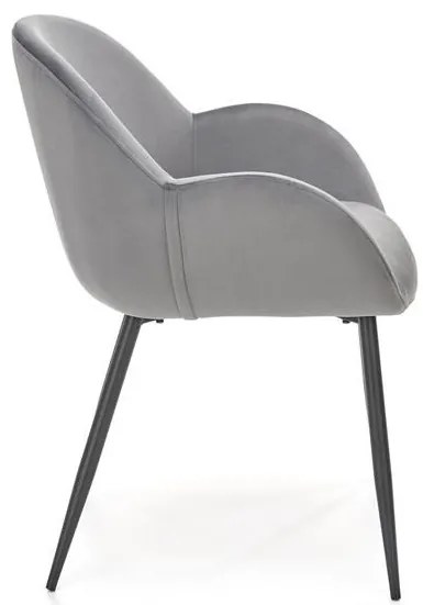 Scaun tapitat K480 - Gri