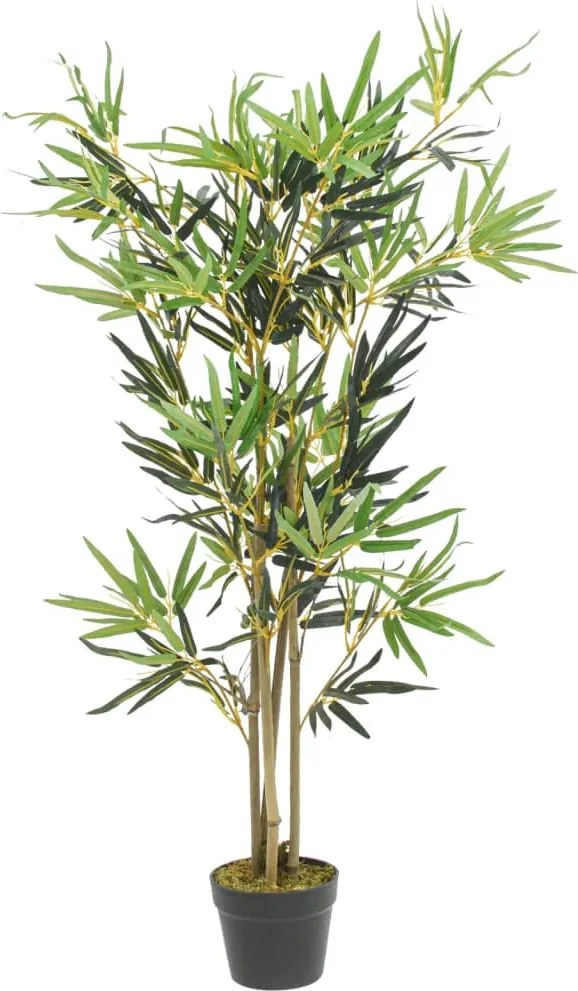 vidaXL Arbore din bambus artificial 552 de frunze 120 cm verde