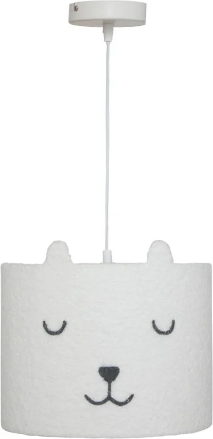 Atmosphera - Lustră pentru copii cu cablu TOXEY 1xE27/25W/230V ursuleț