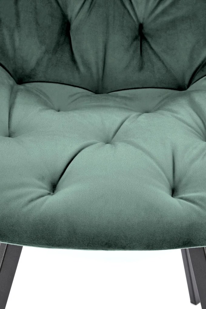 Scaun catifea K519 velvet verde