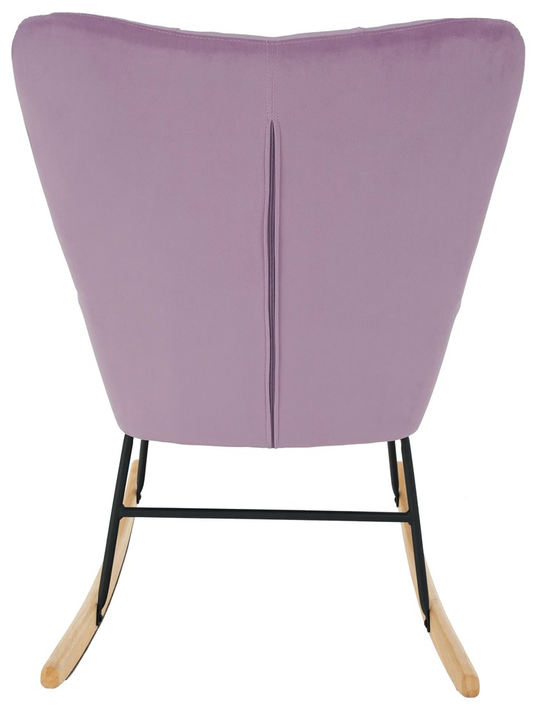 Scaun balansoar design, roz, KEMARO