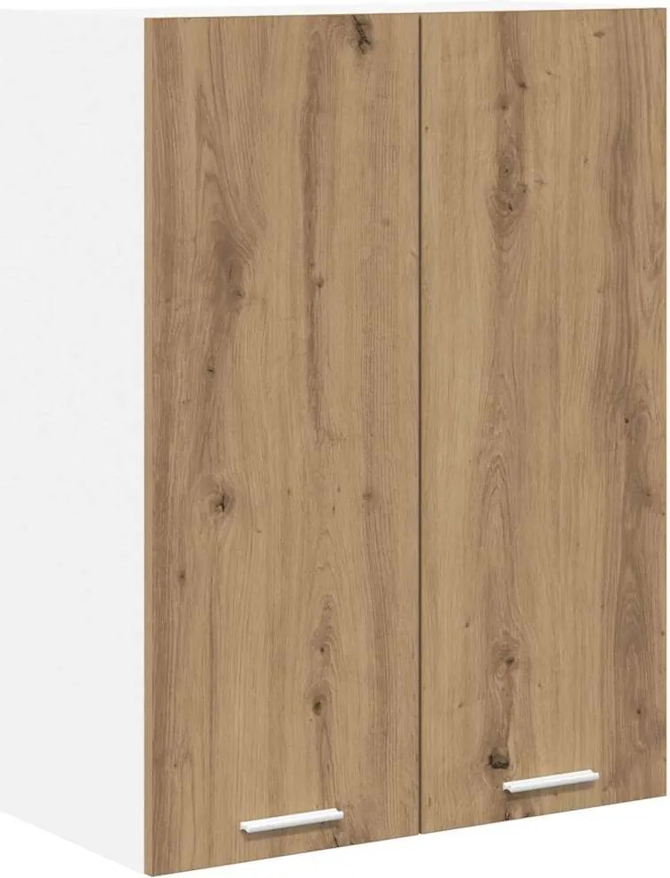 vidaXL Dulap suspendat Stejar Artizanal 60 x 31 x 80 cm Lemn compozit