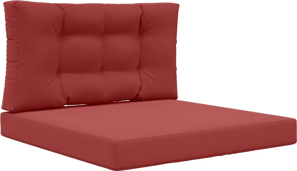 vidaXL Perna pentru canapea de exterior 2 pcs bordo Poliester