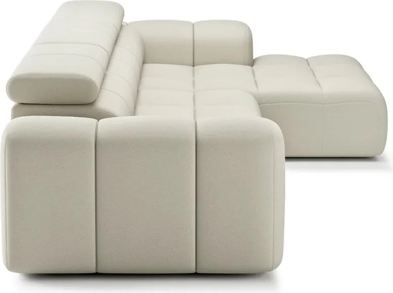 Colțar lemn masiv Bliss cu extensie electrică 289×113 cm
