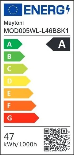 Aplica LED de perete design modern Halo alama 80cm