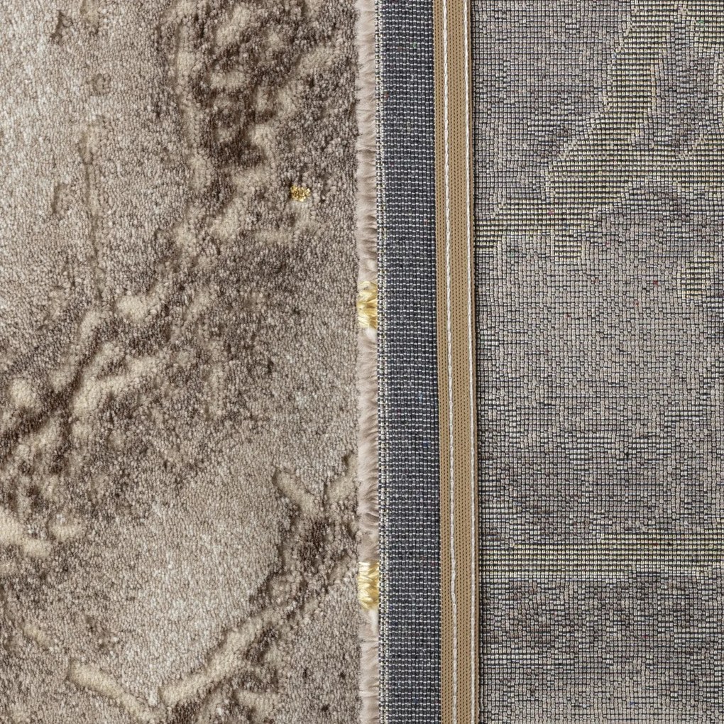 Covor Modern Living , Dormitor Dreptunghiular Marmara D636R Bej Gold (Alege dimensiunea: 100 x 200)