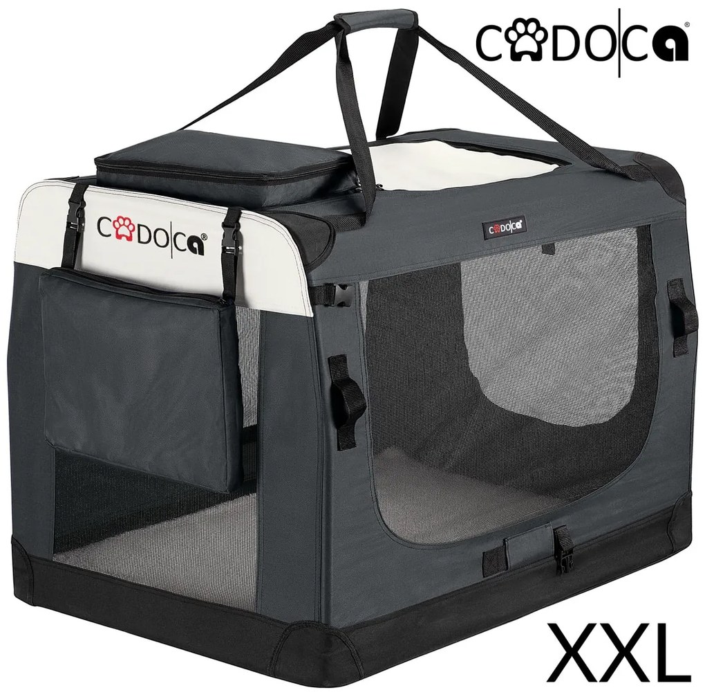 Deuba Geanta portabila pentru caini XXL 101x70x70 cm - antracit