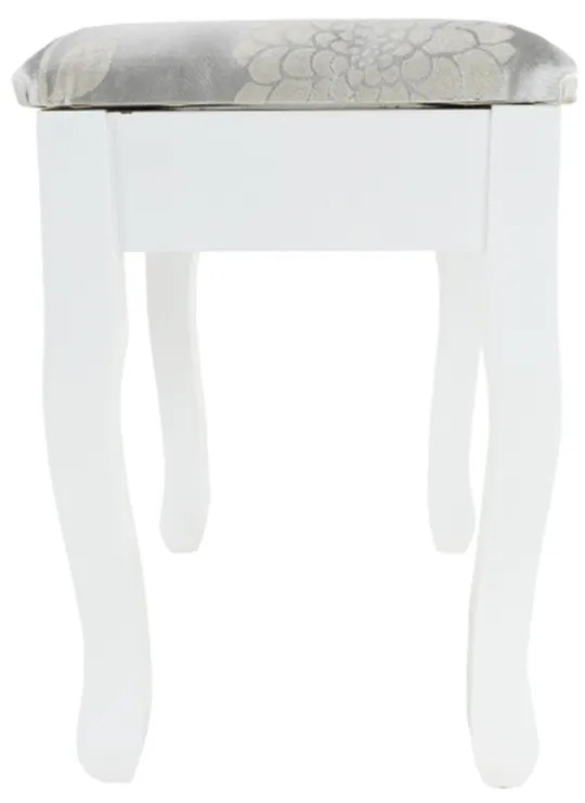 Măsuță decorativă cu scaun LINET NEW, albă
