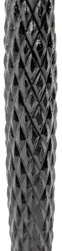 Lampă de masă Art Deco bronz cu negru fără abajur - Areka