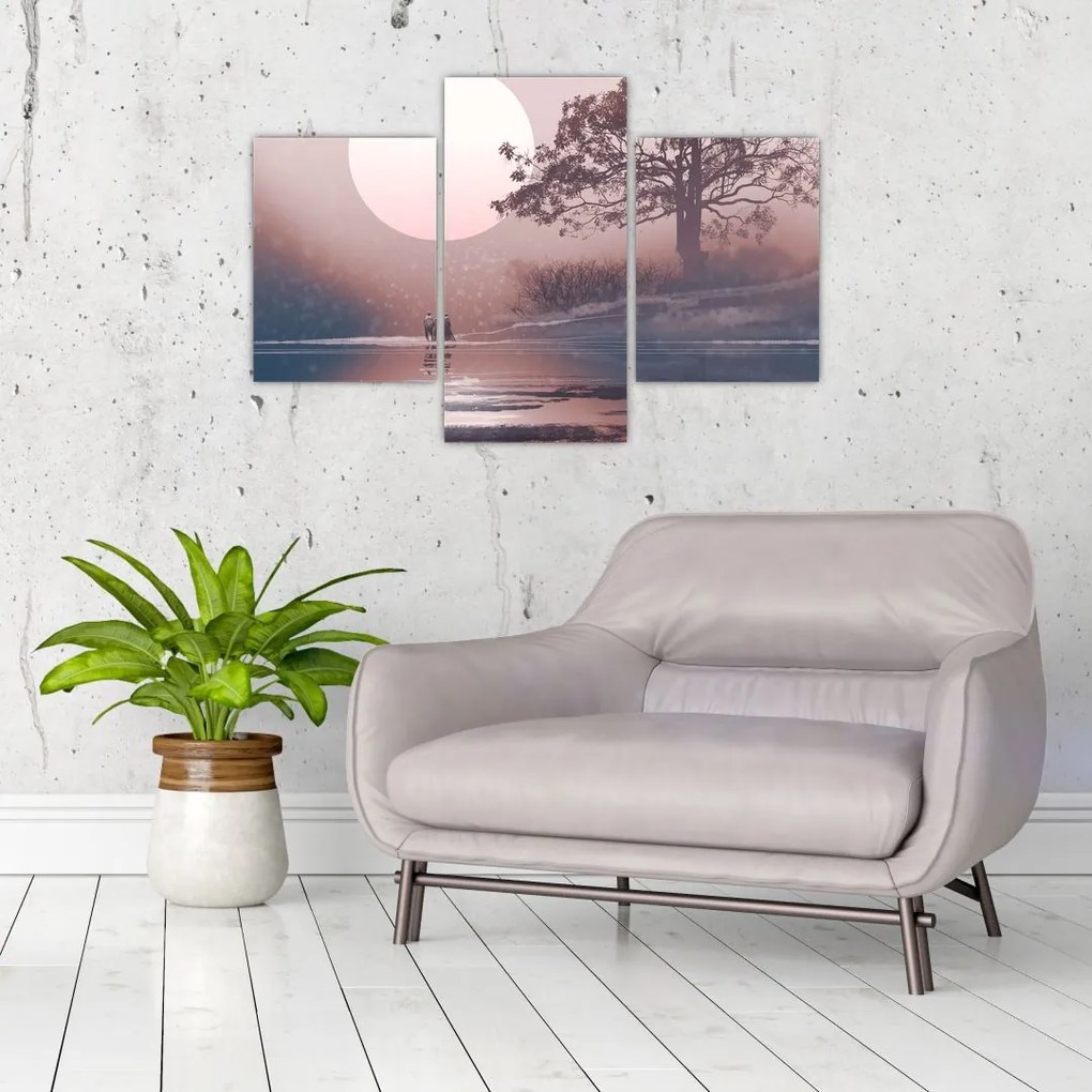 Tablou Perechea îndrăgostită (90x60 cm)