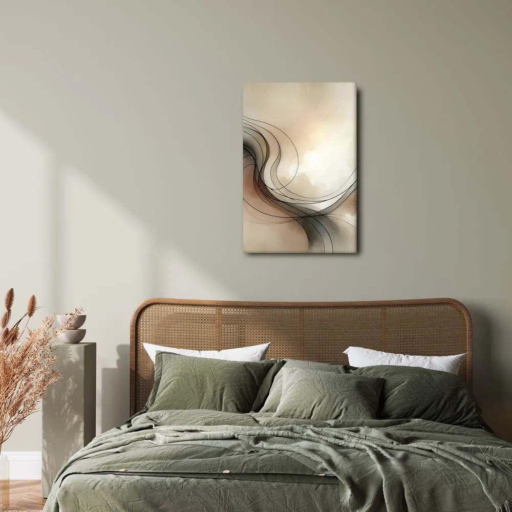 Tablou linii elegante printre nori