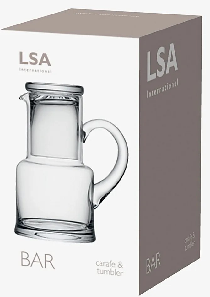 Carafă și pahar,  Bar, 730 ml / 150 ml, transparent - LSA International