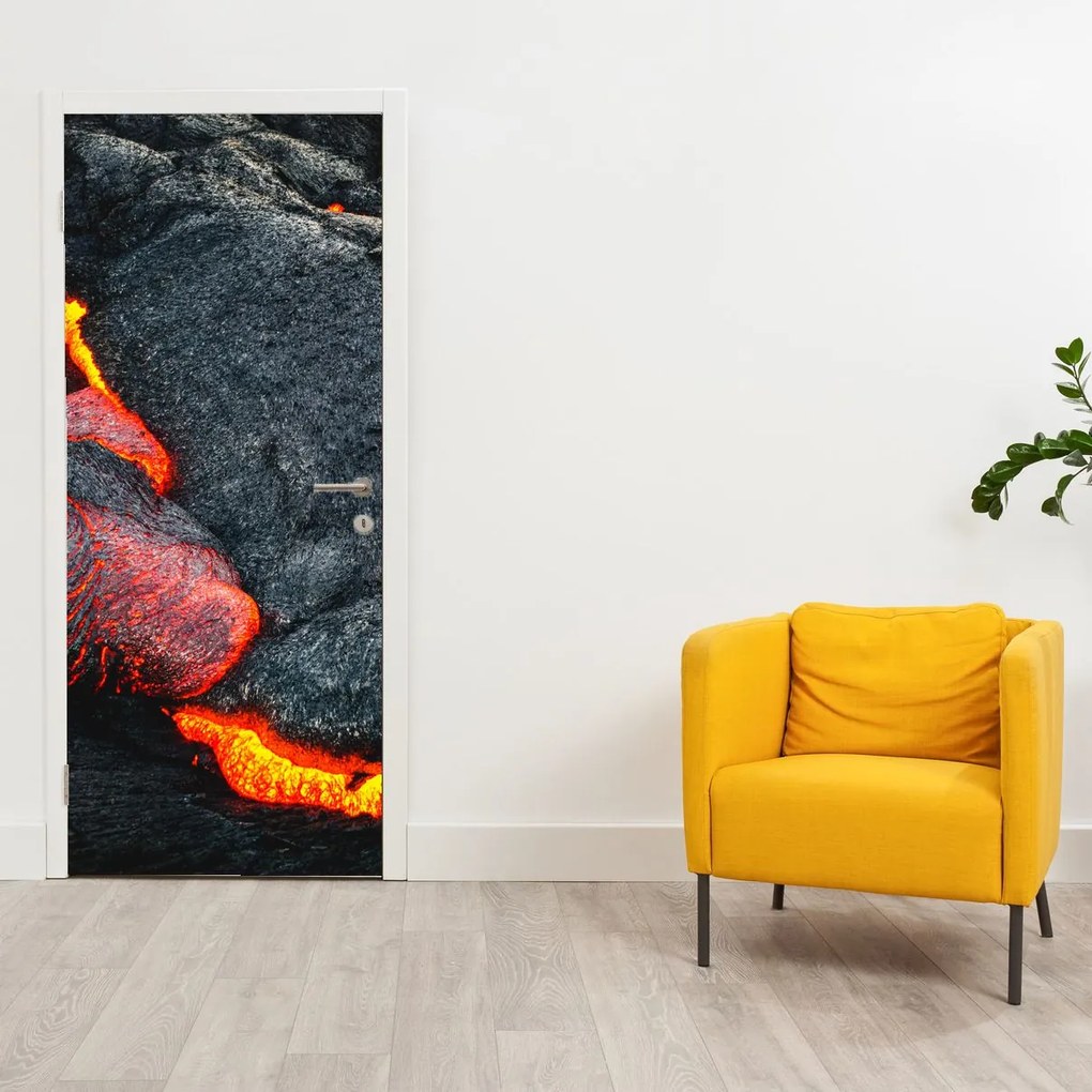Fototapet pentru ușă - Lavă (95x205cm)
