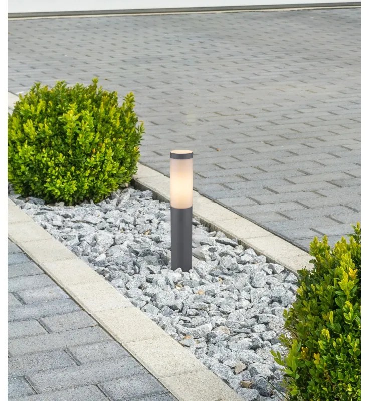 Stalp pentru exterior design modern, IP44 BOSTON antracit