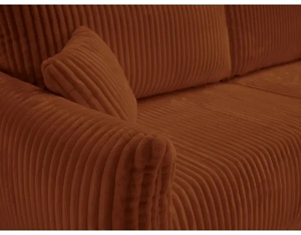 Canapea extensibilă FRIDA, 2 locuri, maro