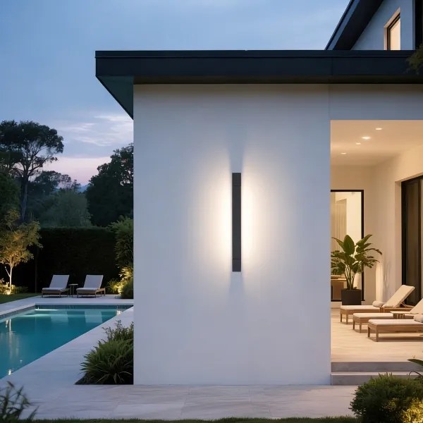 Brilagi - Aplică LED de exterior AQUA LINE LED/12W/230V 45 cm IP44 antracit CRI 90