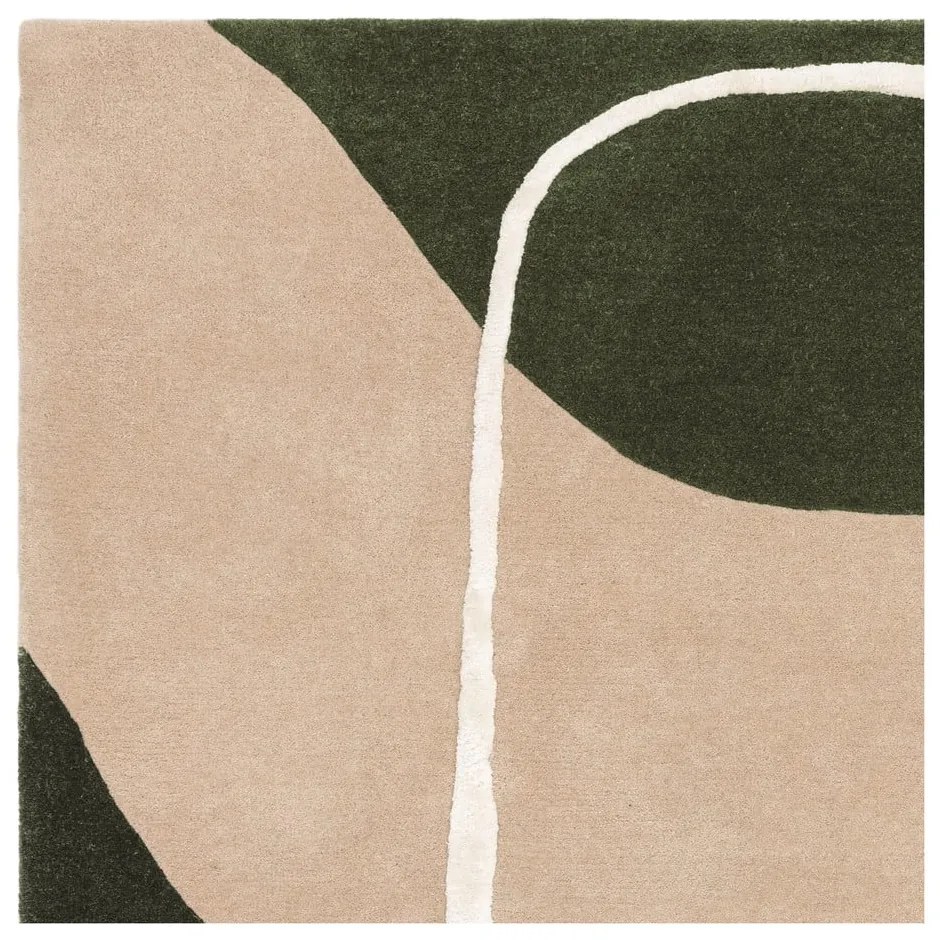 Covor verde handmade din lână 120x170 cm Matrix – Asiatic Carpets