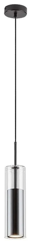 Pendul simplu design modern Kalevi negru mat