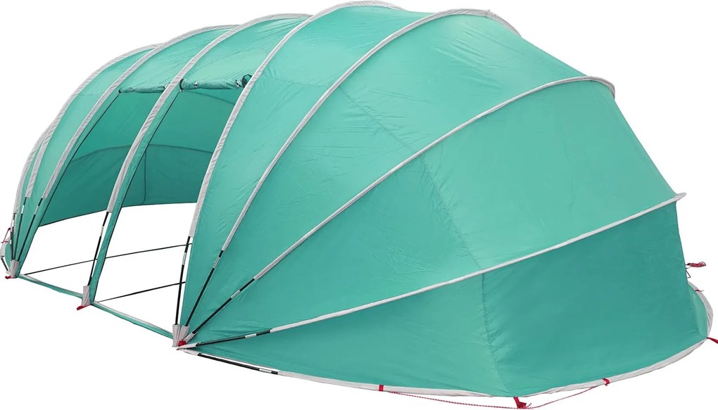 vidaXL Cort pentru piscină albastru 640 x 432 x 205 cm