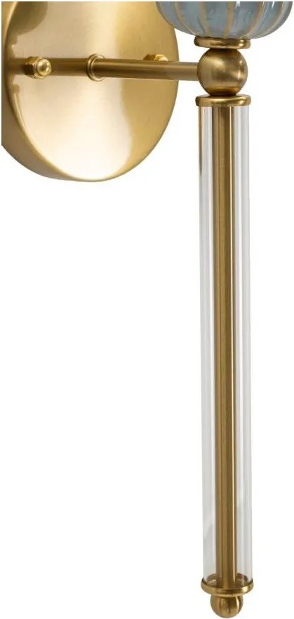 Aplică de perete albă-aurie Warsaw – Mauro Ferretti