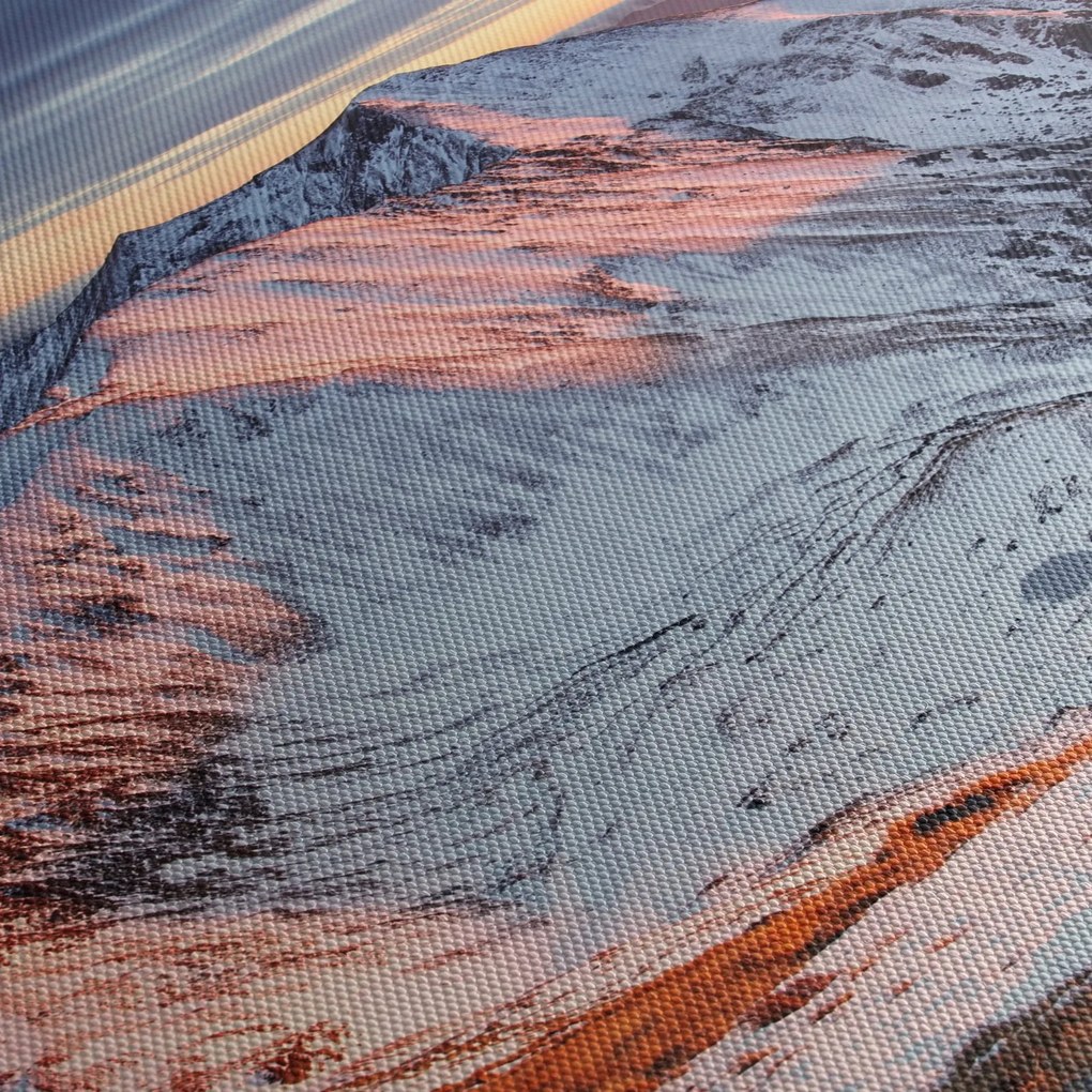 Tablou - Panoramă montană de iarnă II. (90x60 cm)