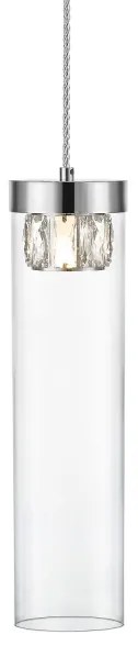 Lustră de cristal pe cablu GEM 1xG9/28W/230V Zuma Line P0389-01D-F4AC