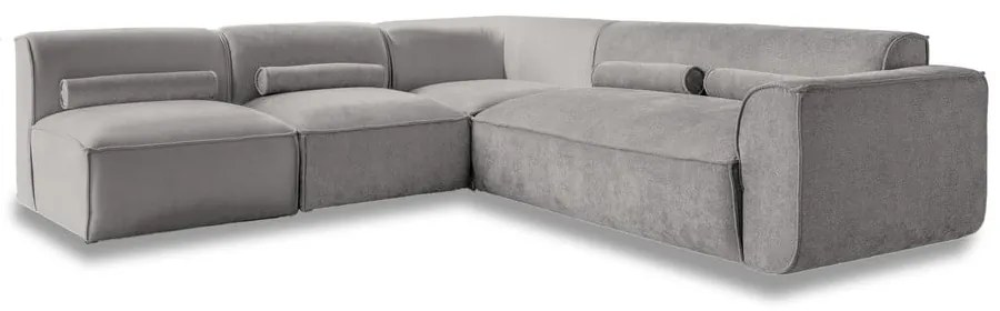 Colțar gri deschis (cu colț pe partea stângă ) Flex Felix – Miuform