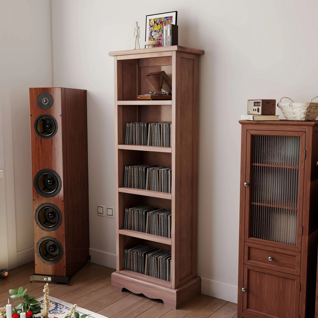 Mobila 5 Rafturi in Lemn HOMCOM, Maro, 30x17x90cm | Aosom Romania