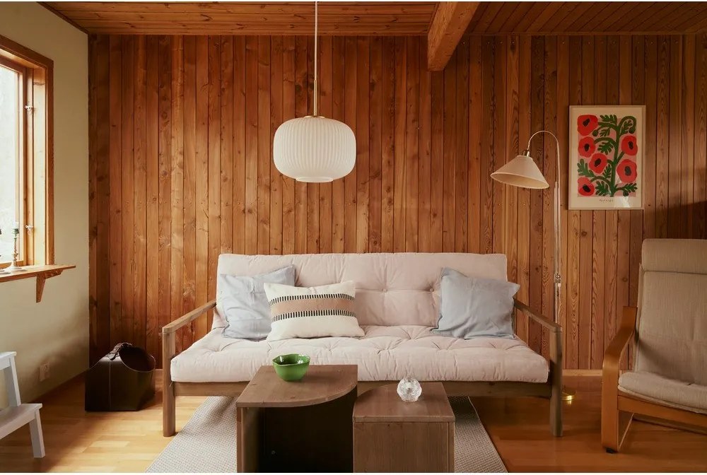 Canapea galben-muștar extensibilă 205 cm Knob – Karup Design