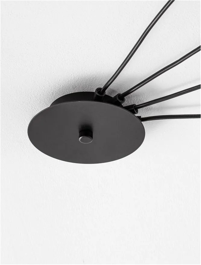 Lustra cu 4 pendule design modern CINZIA fumuriu