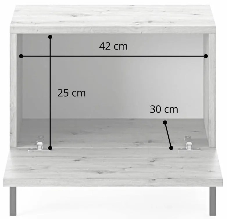 Noptieră Lamellito L4  (negru + auriu). 1098838