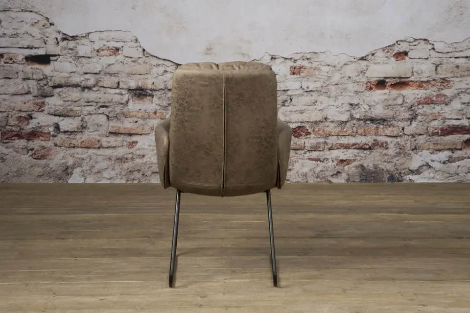 Scaun piele artificiala Toro-Cabo taupe