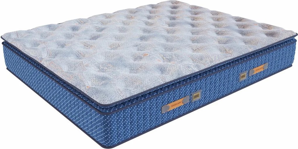 Saltea Denim Pocket 160×200 cm, fermitate medie, 36 cm înălțime