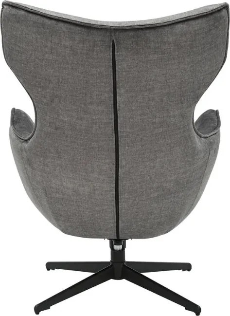 Fotoliu pivotant VOGUE catifea gri