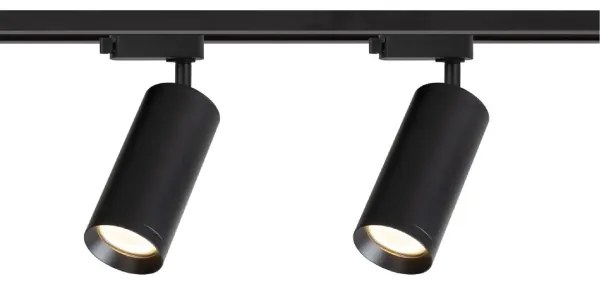 Spot in sistem de șină MICA 4xGU10/10W/230V negru