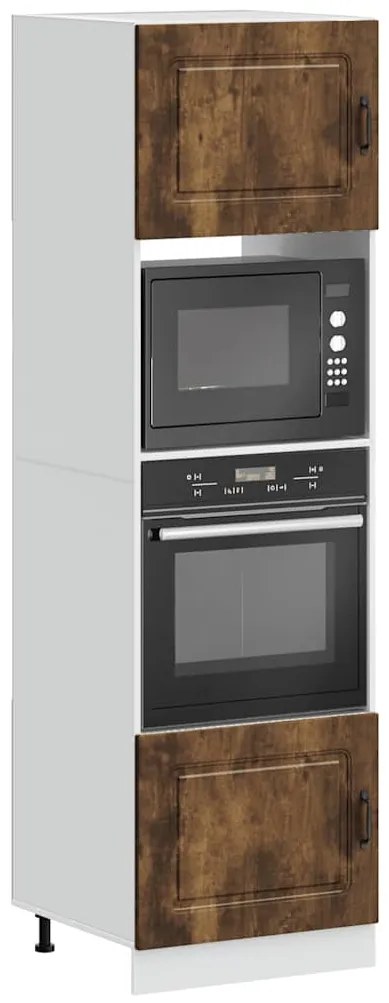 vidaXL Dulapuri pentru cuptor 2 buc Kalmar stejar sonoma lemn prelucrat