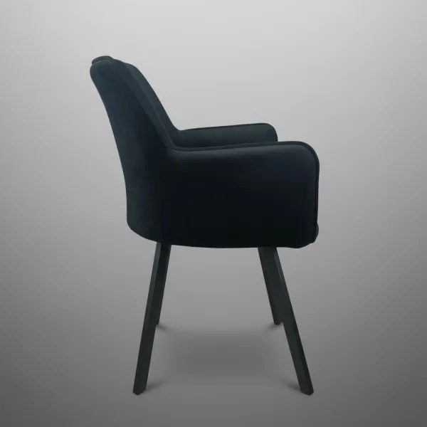 Scaun de sufragerie AMELIA negru