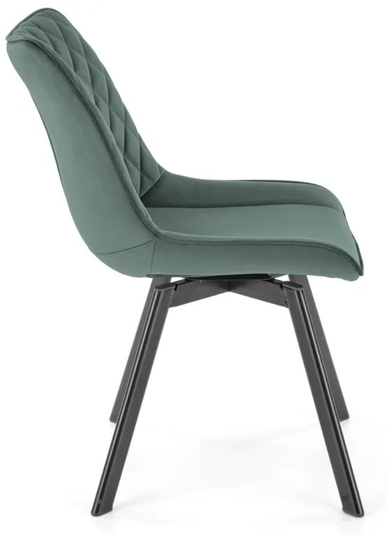Scaun K520 velvet verde