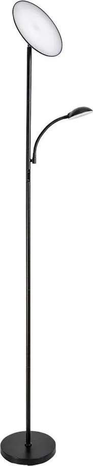 Rabalux 74084 - Lampă de podea LED dimabilă HALINA 23W/230V 3000/4200/6500 neagră