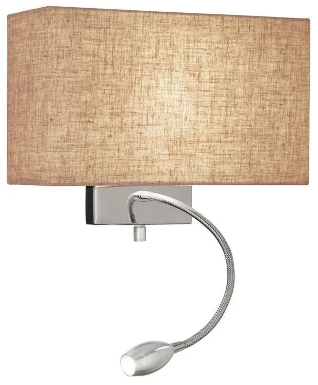 Aplica cu reader LED design modern HOTEL AP2 CANVAS 103204
