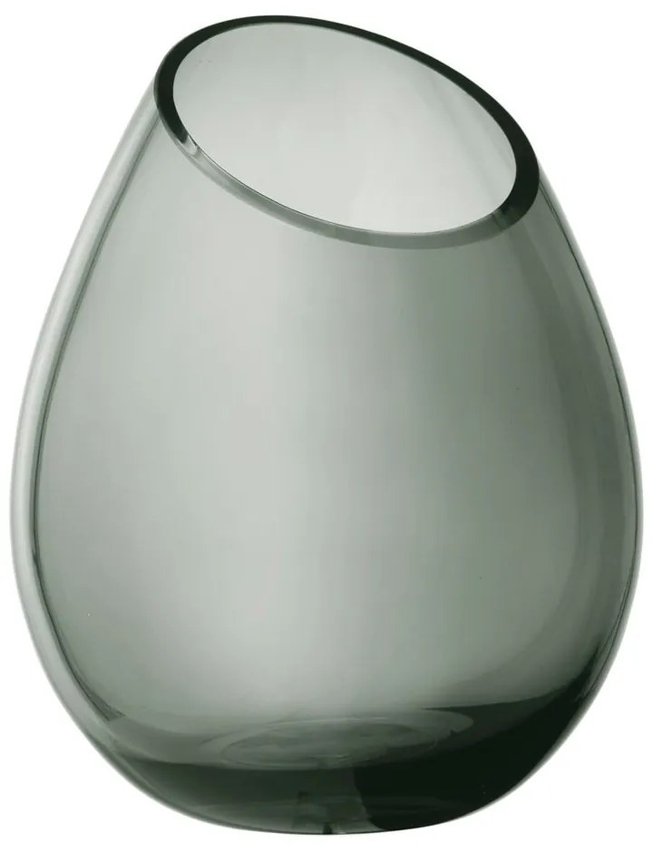 Vază din sticlă Blomus Raindrop, înălțime 24 cm, verde
