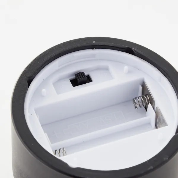 Brilliant - Set 3x lumânări LED BOUGIE LED/2xAA IP44 negru/fumuriu