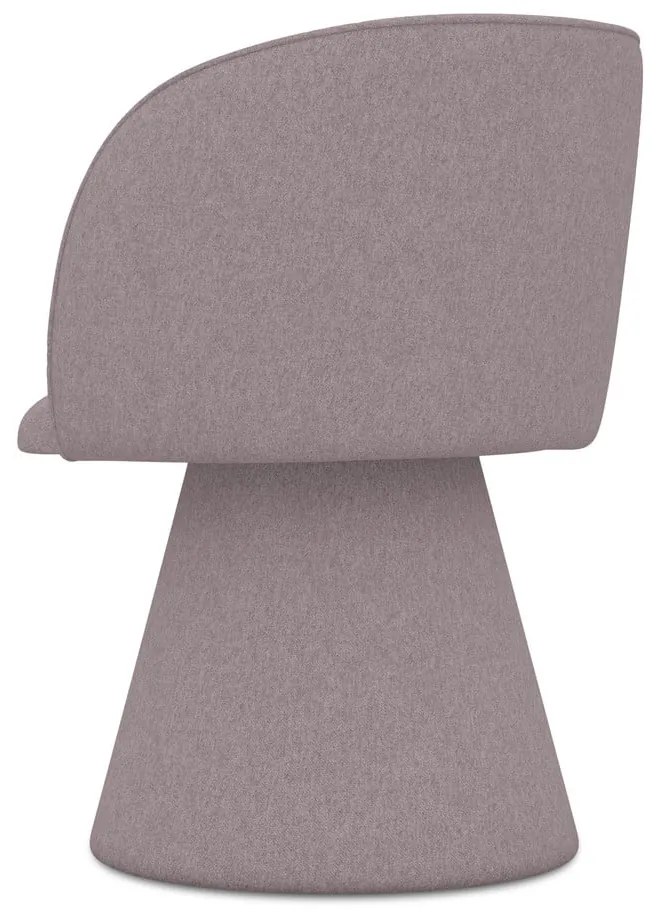 Scaun de sufragerie mov lavandă tapițat Maia – Makamii