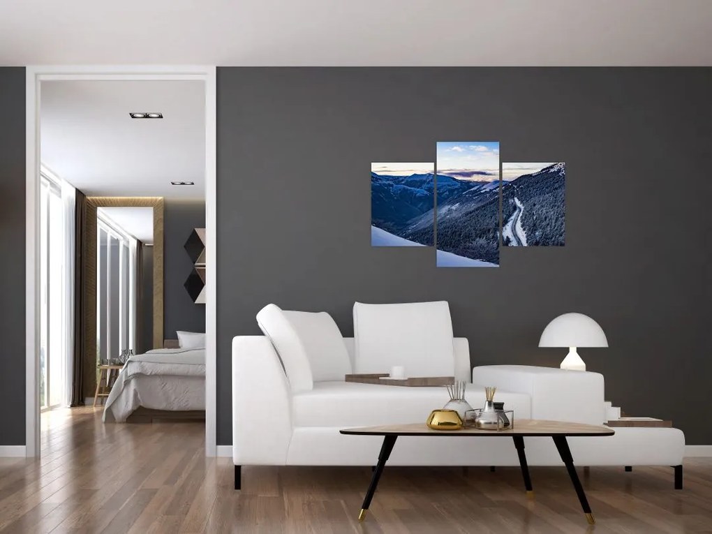 Tablou - Pantă înzăpezită (90x60 cm)